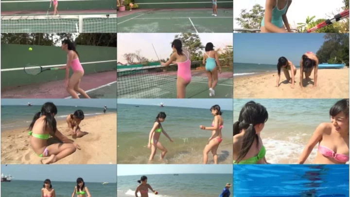 Screenshot 1 from [CLSC-046] 水島あずさ＆夏風ひかり クラスのダブルセンター!!!