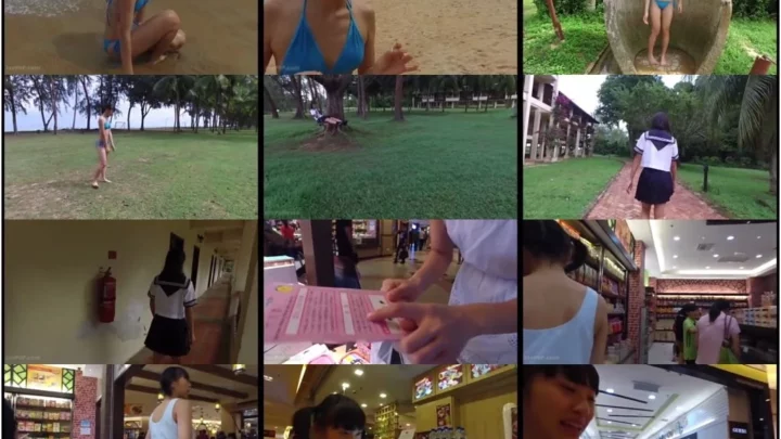 Screenshot 1 from [DGFR-003] 海老原愛梨 – プール物語 マレーシア旅行編