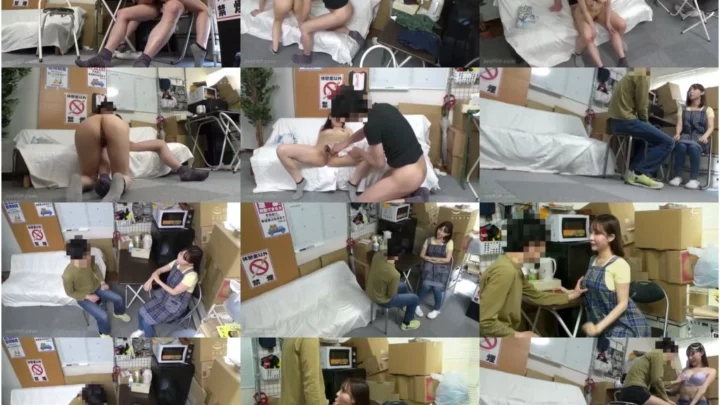 Screenshot 1 from [JJAA-040] パートの人妻が若い従業員をこっそり連れ込んで楽しむ休憩室15 痴女 熟女 人妻