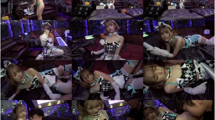 Screenshot 1 from [300NTK-467] 奇跡の紙回！神越え美少女ギャル店員とデートに成功 カレと別れた直後の傷心美少女の人生最大の決断…とほ！？SEX相性チェック制の導入 その制度に甘えて生チン挿入 エロコスに着替えて悶える天元突破級の可愛さに俺ボッキち○こが天も生マンも突き尽くす 拝啓 美人店員さま 四通目