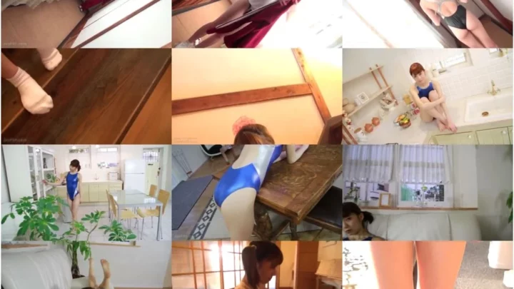 Screenshot 1 from [AOSBD-002] 大谷彩夏 全部キラキラ光沢水着！和風アレンジ