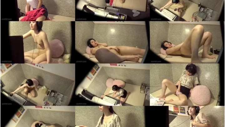 Screenshot 1 from [PYM-396] ネカフェで性欲暴走オナニー盗撮 アクメ・オーガズム