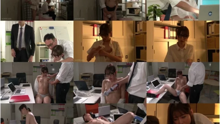 Screenshot 1 from [DVAJ-563] 上司に乳首ハラスメントされ続け早漏イクイク敏感体質に仕込まれた女子社員 あおいれな