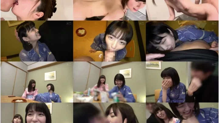 Screenshot 1 from [435MFC-193] イキっぱなしヤリっぱなしの1日！セックス三昧で計6発射 4人で温泉街ダブルデート 王様ゲームでイチャイチャ後は貸し切り混浴温泉 浴室と部屋に分かれて中出しSEXとフェラ抜きゴックン 最後は4人で入り乱れて2連中出し2連顔射