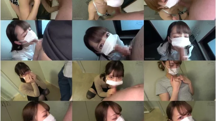 Screenshot 1 from [KAGP-258] マスク女子の卑猥なフェラチオ素人娘2 12人 素人フェラ つま撮りのかぐや姫Pt 妄想族