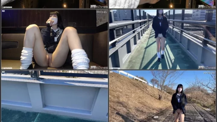 Screenshot 1 from パイパンラスト投稿 野外露出でスジ丸出しお散歩と連続中出しからお掃除フェラ