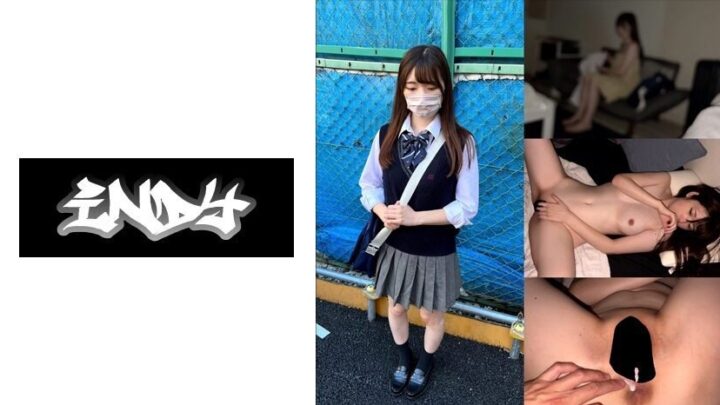 534IND-121 初P活でビビっているウブかわ制服女子とハメ撮り ガチで緊張しまくっている美小女に中出し