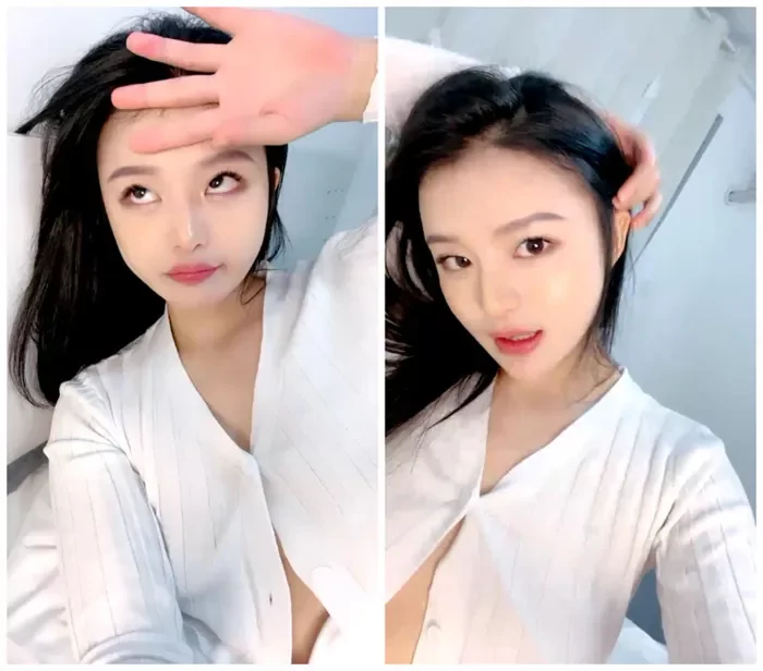 美女モデルの巨乳カメラ撮影 男性との親密交流と魅力的な演技