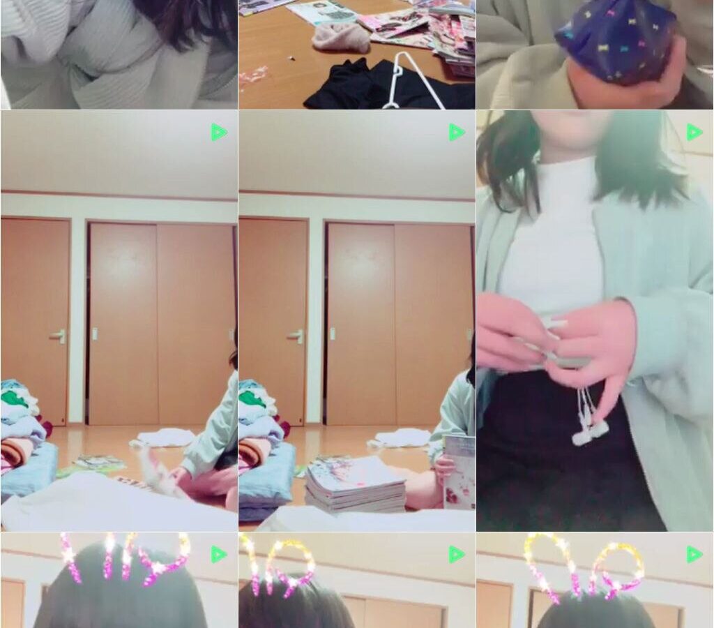代の娘がスマホの前でパンチラしまくり 秘蔵動画5本