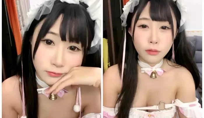 絶対に最高！巨乳で清らかな美少女が登場。白いストッキングとおもちゃのペニスが塞ぐ快感、目の前でお互いを弄る至高体験