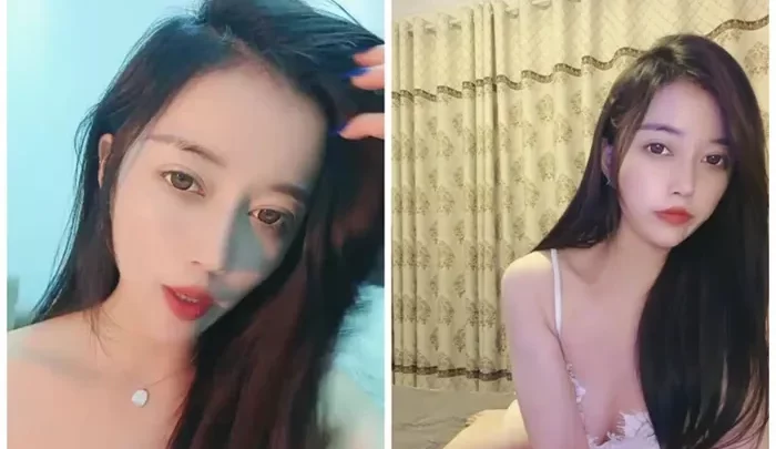ストッキングと美脚を披露する女性によるライブ配信【日本語字幕付き】