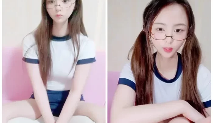 丸い顔の甘えんどの女の子！肌がぷるぷるで柔らかく可愛い子供っぽい美少女[特写]尻尾を揺らしながら触れる