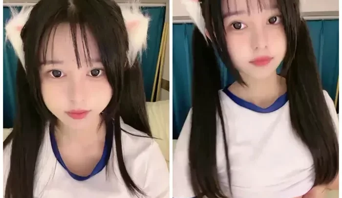 清纯ちゃん、抖音の小さな人気者が初自慢の純欲風ウェブカメラ配信ライブを敢えて！