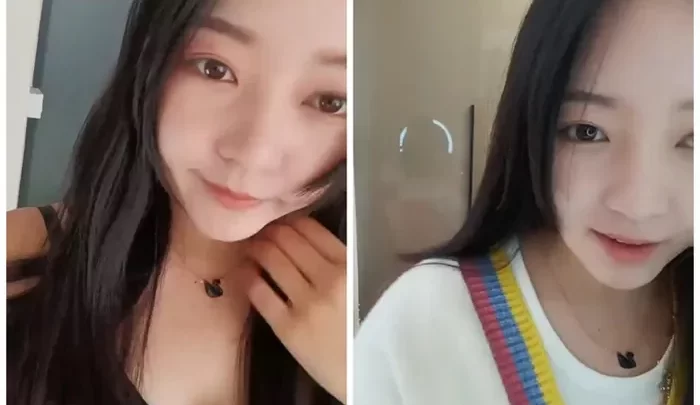 恥ずかしがり屋の美人お手伝いが家でいたずら自撮り！