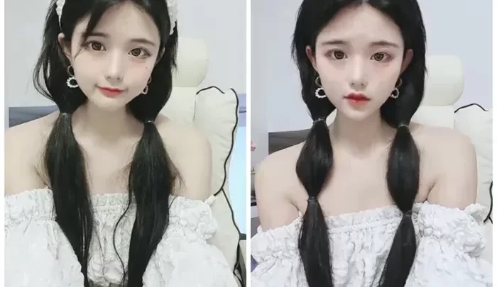 清純な若い娘が緑のライブ配信！美貌と可愛い美穴特集
