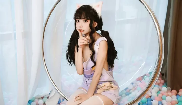 高級ACG界の女神 バンクーデビュー少女 喵小吉 珍品T3会員 小吉の感謝祭2 限定版 ウェディングドレス 隣家の乙女ボディが炸裂
