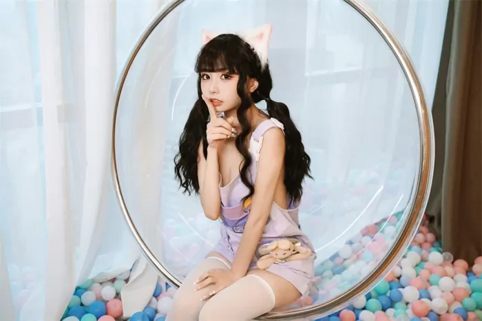 高級ACG界の女神 バンクーデビュー少女 喵小吉 珍品T3会員 小吉の感謝祭2 限定版 ウェディングドレス 隣家の乙女ボディが炸裂