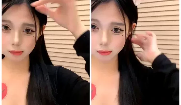【純情の皮皮】校花、巨乳で圧倒的な美貌！衣裳がとても似合っている。粉嫩度五つ星。