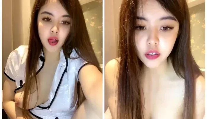 胸元が見える後輩との親密な接触シーン、かわいいながらもセクシーな雰囲気を発散！喉の奥からこぼれる喘鳴音と絶叫が止まらない