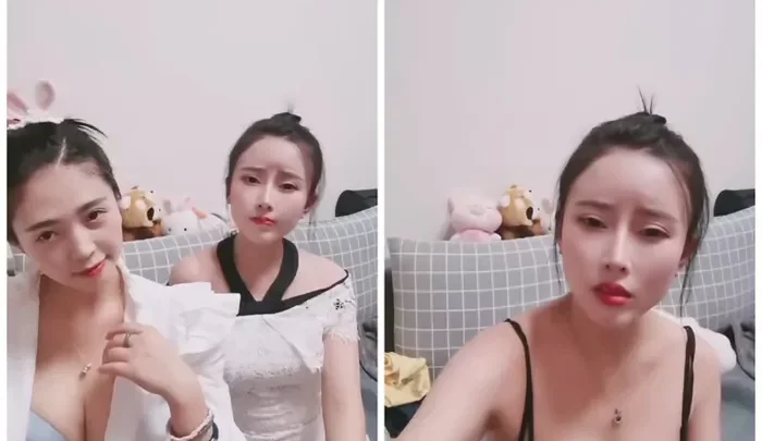 美少女お姉さん二人組！双子の浴室で密着バスタイム、優しく揉みながら甘える視線