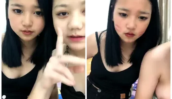 新人・00後令和世代のかわいい妹たち！双子、二人同時配信で全裸披露？ 振動するおもちゃと若々しい肢体が織り成す刺激的視覚体験