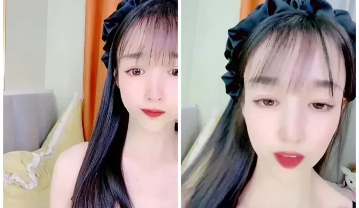 細身でセクシーな美女が、様々なエロティックな挑発的な仕草と優雅な自慰シーンを披露するライブ配信
