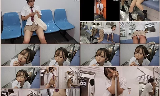 Fantia Anju Kouzuki – Train Uniform – Low-Rise Topless 2025 september Video